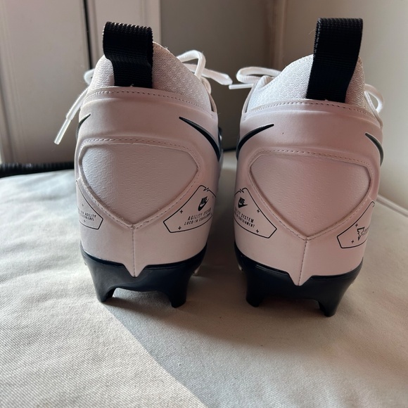 Nike Alpha Menace 4 Pro Football Cleats - Black & White - Men's 14 - New! - Picture 6 of 6